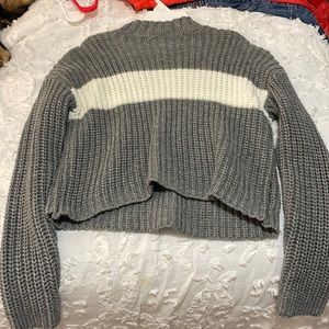 F21 turtle neck cropped sweater